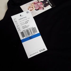 Turtleneck tee. Long sleeve